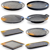 Melamine Dinner Plate Round Steak Serving Tray for Restaurant and Home Use