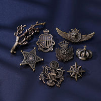 Vintage INS Style Metal Brooch Pin for Backpacks and Apparel Decoration