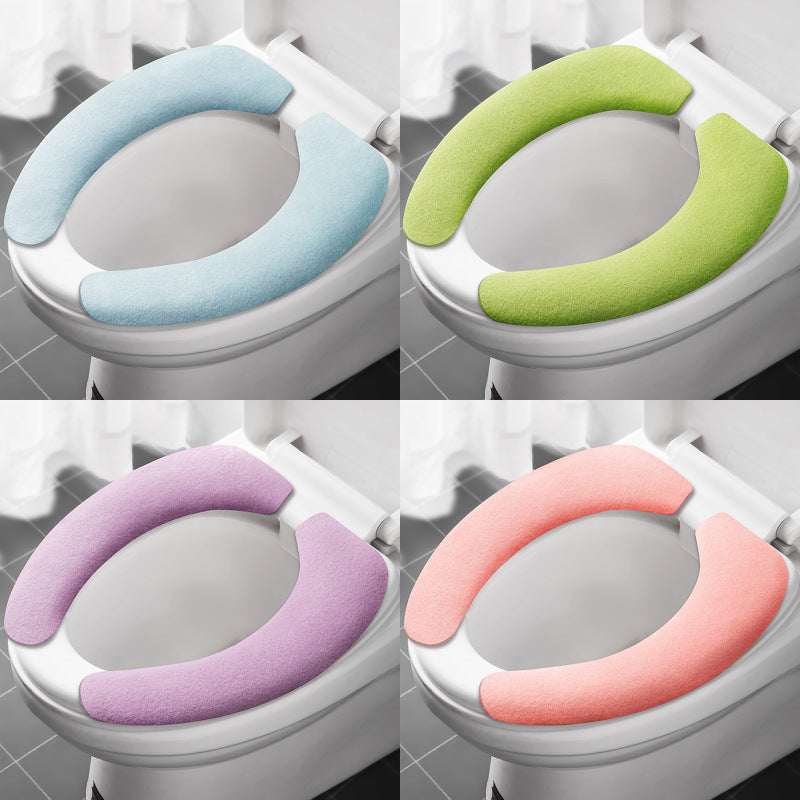 Adhesive Toilet Seat Cushion for All Seasons, Washable and Reusable