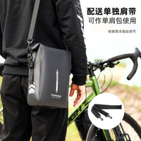 RZAHUAHU Waterproof Bicycle Front Fork Bag, Mountain Bike Frame Bag, Cycling Pannier for Road & Mountain Bikes