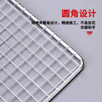 Stainless Steel BBQ Grilling Basket with Handle for Fish and Vegetables
