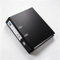 A4 Lever Arch File Folder, Large Capacity, Removable, 2-Hole Punch, Office Document Organizer