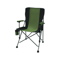 Portable Outdoor Folding Director's Chair with Armrests for Camping, Beach, Fishing