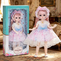 6-inch BJD Doll with Princess Dress Outfit for Girls, 30cm Toy Figure Gift Set