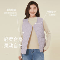 Unisex Winter Warm Down Cotton Vest Sleeveless Jacket for Men and Women