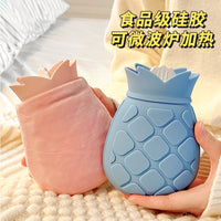 Silicone Hot Water Bottle for Pain Relief and Warmth, Explosion-Proof Design