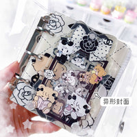 Cute 3-inch Mini Photo Album with Shaker Cover for K-Pop Photocards and Collectibles