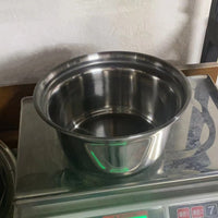 Stainless Steel Individual Hot Pot Basin for Induction Cooktop, Commercial Thickened Shabu Shabu Pot