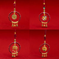 Cinnabar Car Hanging Ornament for Good Fortune and Safety