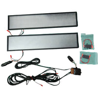 European Standard License Plate Frame with Black Film for Electric Vehicles