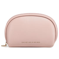 Portable Mini Cosmetic Bag for Lipstick Powder Samples, Cute Zipper Pouch