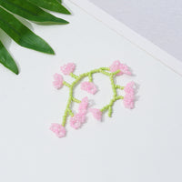 Long Branch Flower DIY Handmade Beaded Hair Clip Earring Material