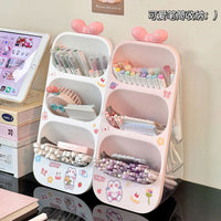 Slanted Pen Holder Large Capacity Desktop Organizer for Markers and Stationery