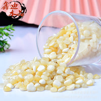 Natural Yellow Jade Crushed Crystal Stones for Fish Tank & Planter Decoration, DIY Craft Material