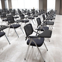 Folding Training Chair with Writing Tablet for Conference Room Office Classroom