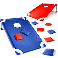 Outdoor Bean Bag Toss Game Set for Kids - Sensory Training Toy with Throwing Board and Beanbags