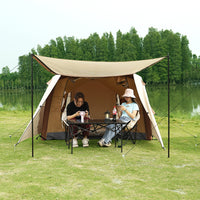 Automatic Pop-Up Inflatable Family Camping Tent with Thick Oxford Cloth, Waterproof, Sun Protection for Road Trips
