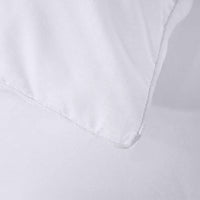 All-Season White Hotel-Style Fiber Duvet Insert, 300GSM Square Quilted Comforter