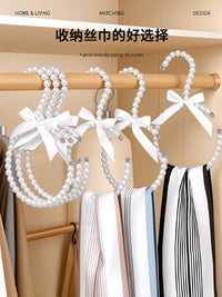 Pearl Hat Organizer Rack for Baseball Caps and Visors, Non-Slip Wall-Mounted Hat Holder