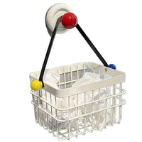 Suction Cup Wall-Mounted Storage Basket for Disposable Face Towels and Cotton Pads