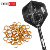 Cyeelife Aluminum Alloy Dart Shaft O-Ring, Dart Tail Protection Ring, Professional Dartboard Accessories
