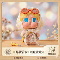 Doll Clothes Set for 15cm Dolls - Summer Floral Dress with Lace Headscarf & Bag