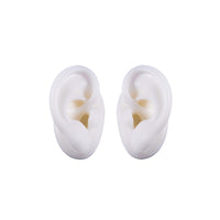 Silicone Ear Model for Jewelry Display, Piercing Practice, and Tattoo Training