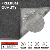 Cat Litter Mat, Waterproof Non-Slip Easy Clean Litter Box Mat for Ultra-Efficient Pet Trapping