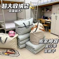 Extra Large Moving Storage Bag Thick Waterproof Moisture-proof Quilt Clothes Organizer for Dormitory Luggage Packing