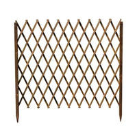 Expandable Wooden Garden Fence Trellis for Outdoor Plants and Pet Enclosures