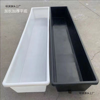 Heavy-Duty Plastic Livestock Feeding Trough Multi-Purpose Planter Water Basin