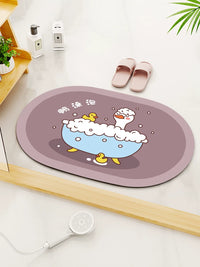 Absorbent Non-Slip Bathroom Entrance Mat