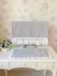Minimalist Fabric Dust Cover for LCD TV and Computer Monitors