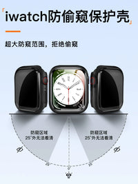 Privacy Screen Protector Case for Apple Watch Series 4-10, Ultra 1/2