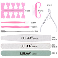 Nail File and Buffer Kit for Manicure and Pedicure, Dead Skin Remover, Nail Art Tools for Beginners and Professionals