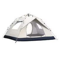 Automatic Pop-Up Beach Tent with Mosquito Net - UV Protection Sun Shelter for Outdoor Camping