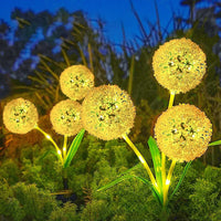 Solar LED Dandelion Stake Lights for Outdoor Garden and Lawn Decoration