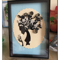 3D Shadow Box Frame for Paper Quilling Art, Dried Flowers, Butterflies, and Nail Art Display