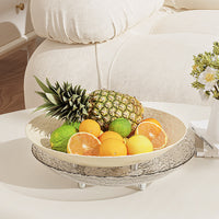 Clear Large Capacity Food Grade Fruit and Snack Serving Tray