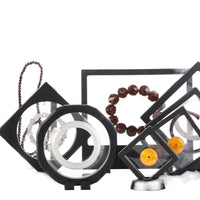 PE Film Suspension Display Case for Jewelry, Rings, Pendants, and Beads - Dustproof and Anti-Oxidation