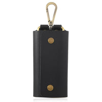 Minimalist Retro Leather Key Pouch for Men and Women, Waist Hanging Mini Key Holder