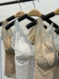 Lace Camisole with Built-in Padded Bra for Women, Stylish Backless Design, Versatile Inner or Outer Wear