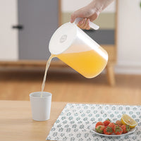 Large Capacity Plastic Cold Water Pitcher for Refrigerator, Juice, and Iced Tea - Customizable Logo