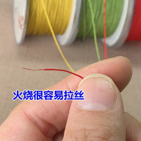 71# 0.4mm Nylon Braiding Cord for Jewelry Making, Bracelets, Necklaces, and Beading