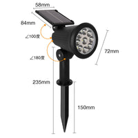 Outdoor Solar Spotlight, Super Bright Waterproof Ground Plug Lawn Lamp, Household Outdoor Landscape Light, Garden Tree Light