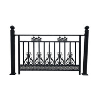 Aluminum Alloy Balcony Railing for Villas and Terraces, Courtyard Aluminum Art Fence