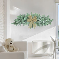 Rabbit Ear Wreath for Door Decor, Farmhouse Wedding Home Wall Hanging Floral Decoration