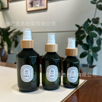 PET Slanted Shoulder Fine Mist Spray Bottle for Hydrating and Refilling, Portable Travel Size