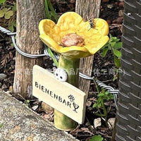 Resin Insect Drinker and Bird Feeder for Garden Decoration