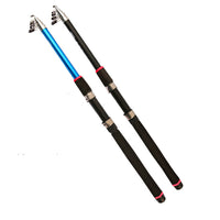 Fiberglass Telescopic Fishing Rod and Reel Combo Set for Saltwater and Freshwater Angling